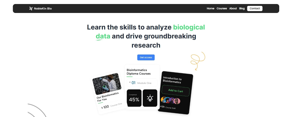 NobleKin Bio — Genomic Data Platform